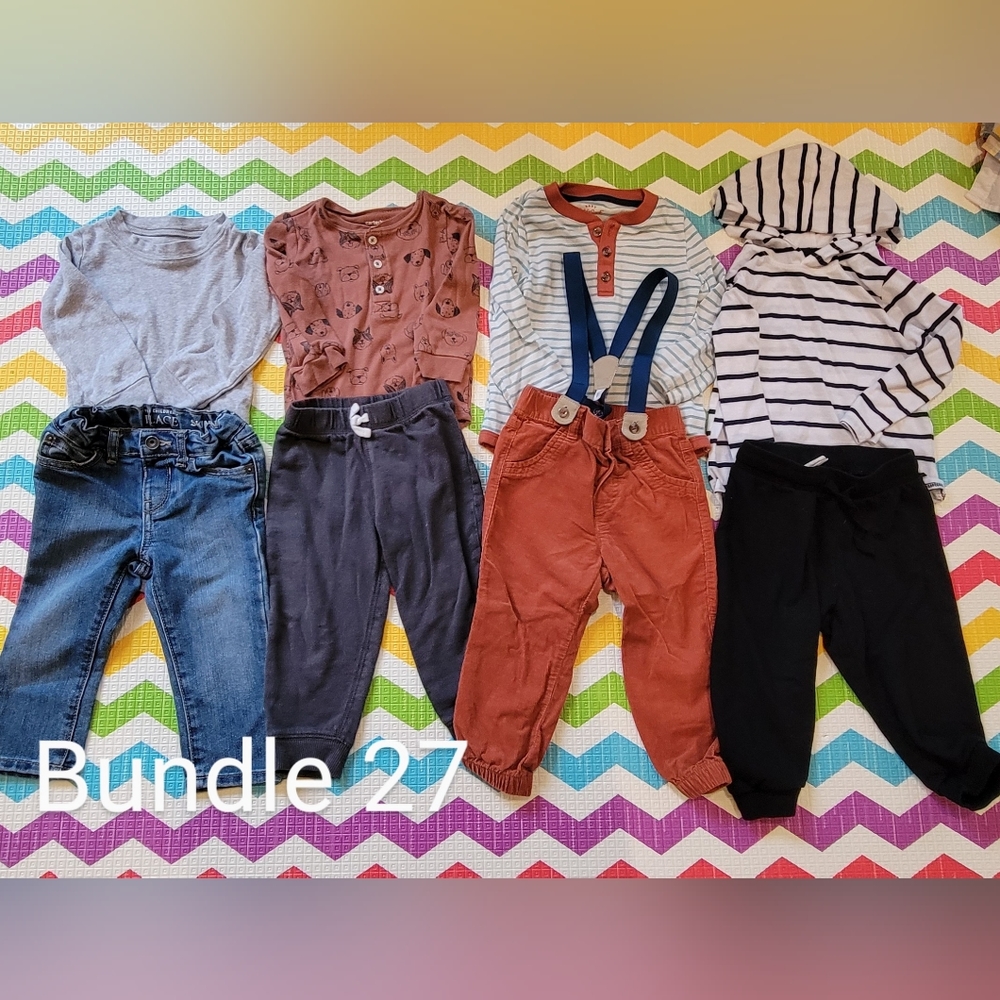 4 outfits. Carters, cat & Jack and children's place. 18 months